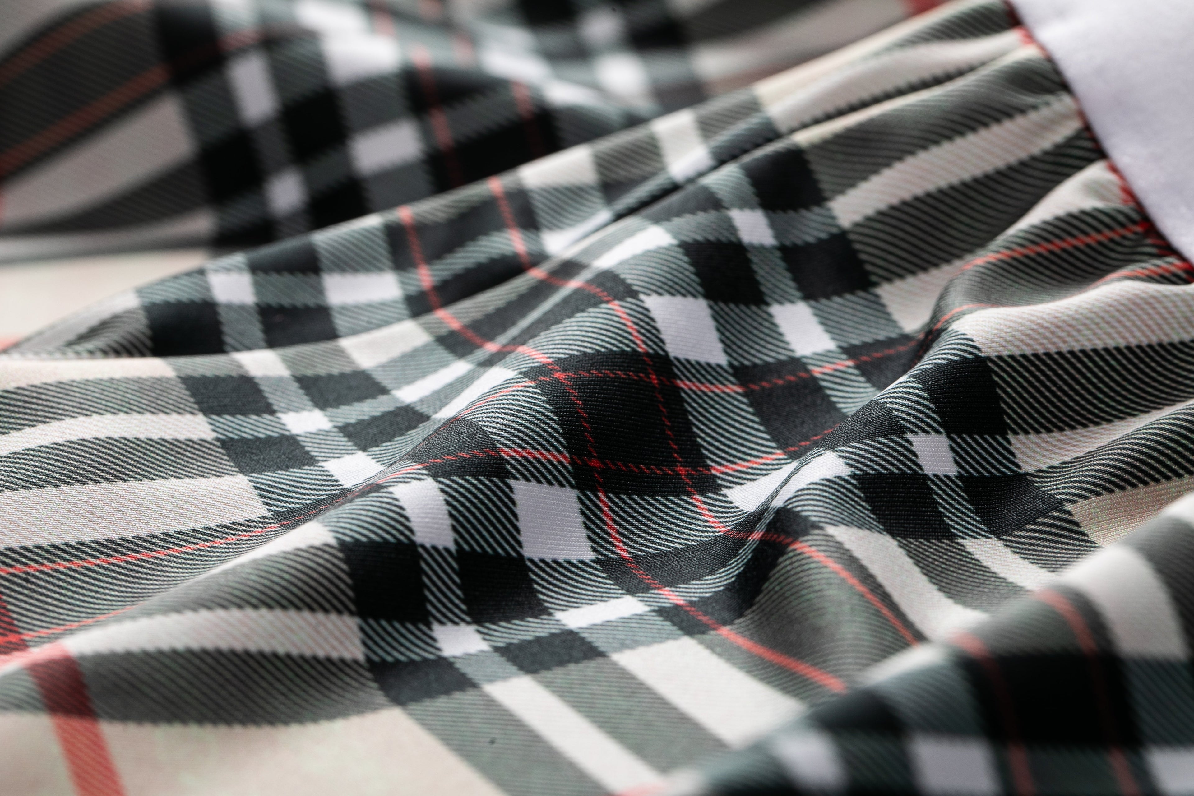 AGGIE BROWN PLAID DRESS