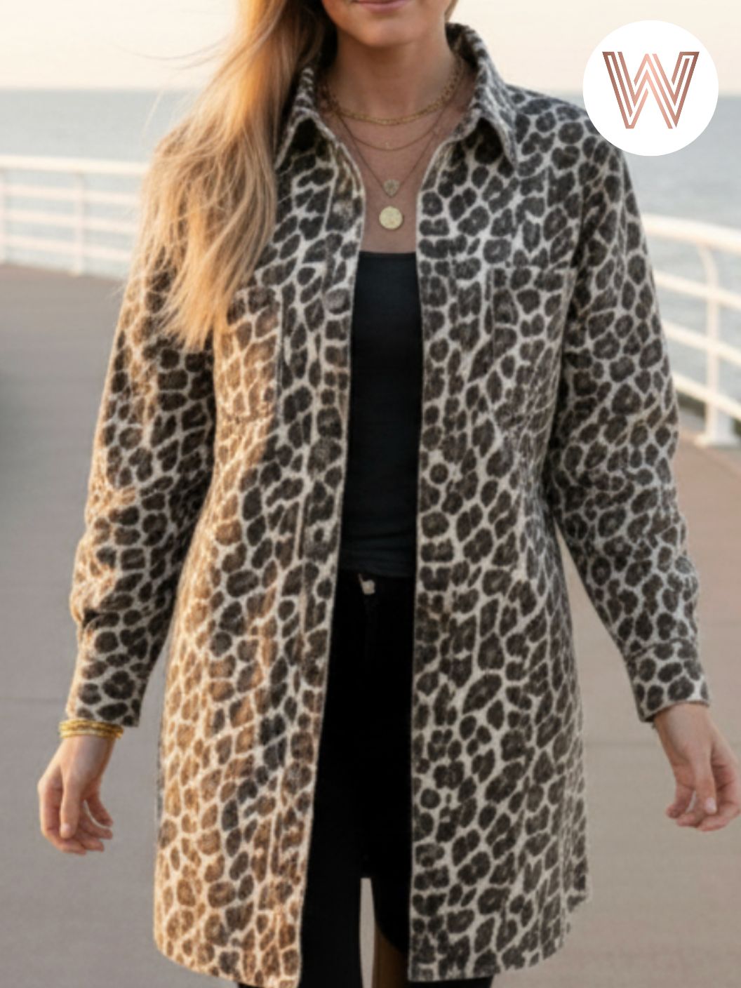 Ash Denim Jacket - Cheetah