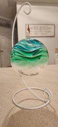 Handmade resin beach ornament